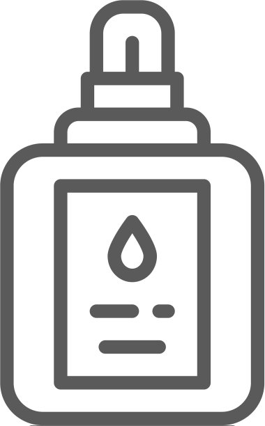 动物用药水线形图标图片下载