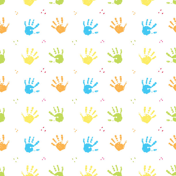 手工邮票无缝图案油漆染色背景图片下载