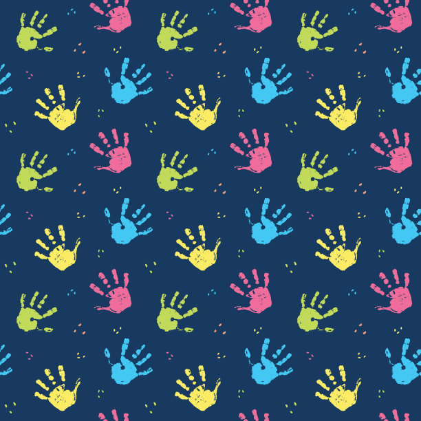 手工邮票无缝图案油漆染色背景图片下载