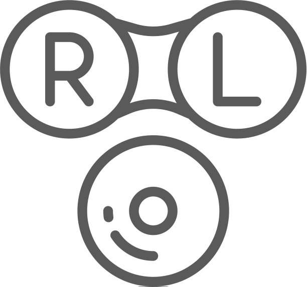 隐形眼镜盒线条图标图片下载