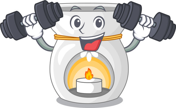 健身香薰灯卡通版图片下载