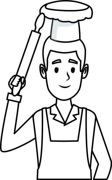 面包店贝克卡通图片下载