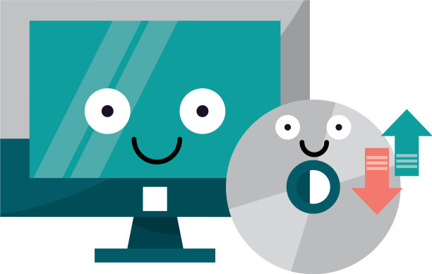 计算机和光盘软件图片下载