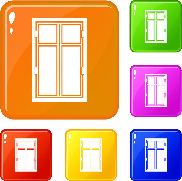 木制窗口图标设置颜色图片下载