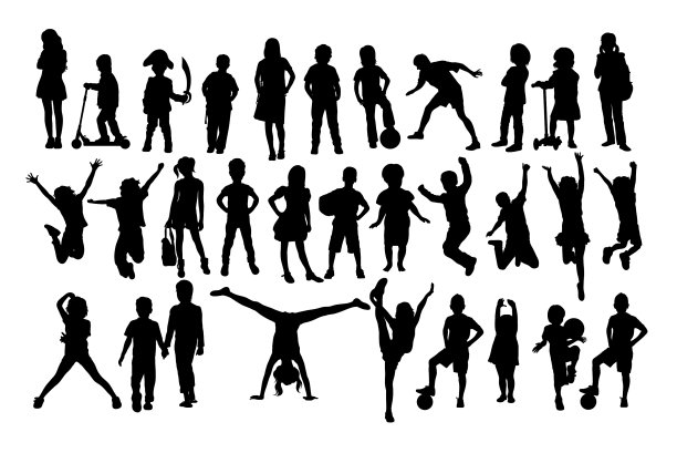 孩子的轮廓图片下载