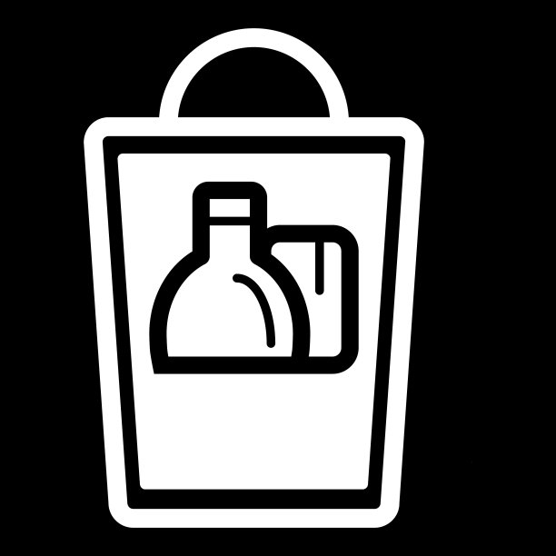 黑色的购物袋图片下载