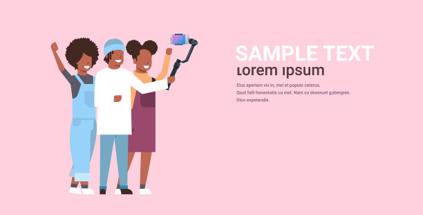 人们使用三轴框架稳定器自拍杆图片下载