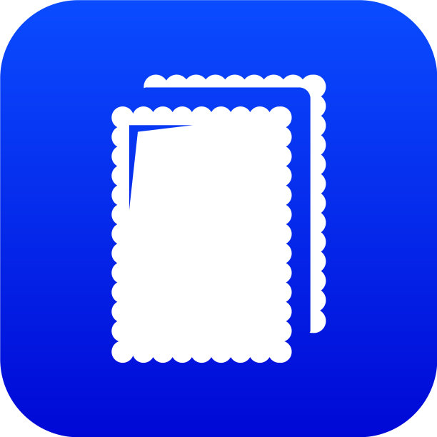 饼干冰淇淋图标是蓝色的图片下载