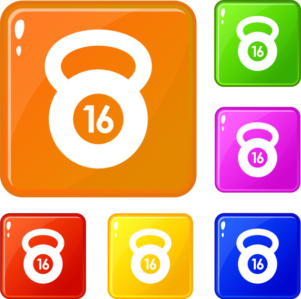 壶铃图标设置颜色图片下载