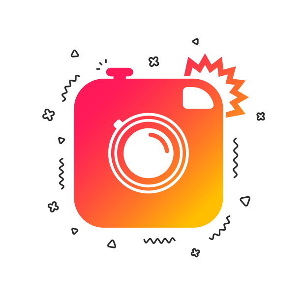 潮人摄影相机标志图标复古相机图片下载