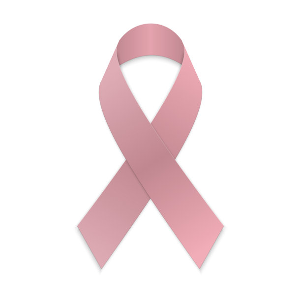 粉红丝带乳腺癌意识标志图片下载
