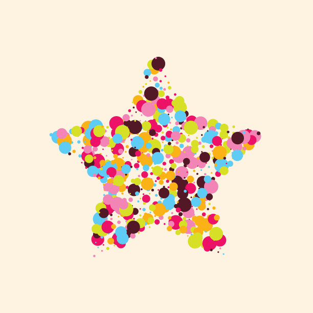 节日背景与五彩纸屑图片下载