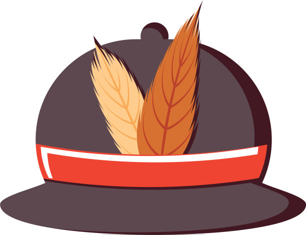 猎人帽孤立图标图片下载