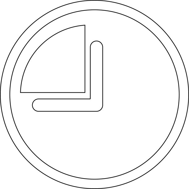 扁平风饼图图标图片下载