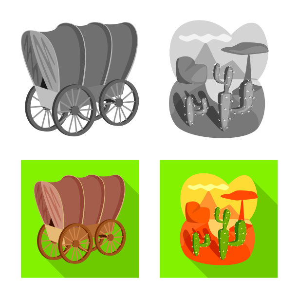 设计德克萨斯和历史标志集图片下载