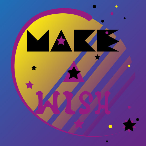 让许愿星在天空中坠落图片下载