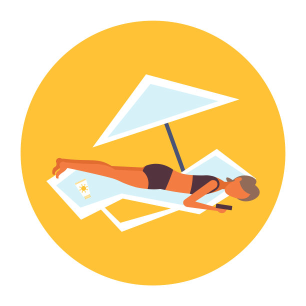 比基尼女子日光浴女孩在游泳衣使用图片下载