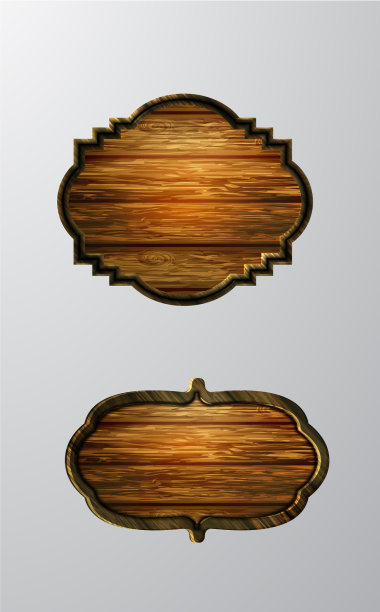 现实的木制招牌图片下载