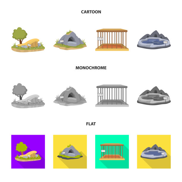 设计自然而有趣的标志收藏图片下载