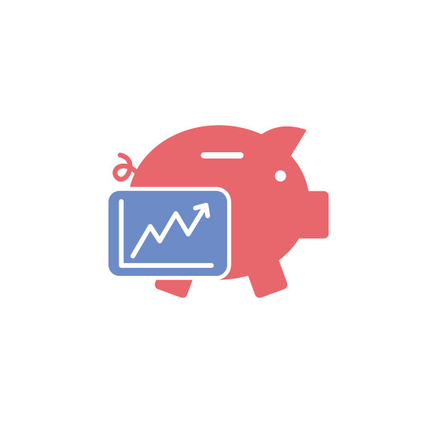 存钱罐的图标设置图标的背景图片下载