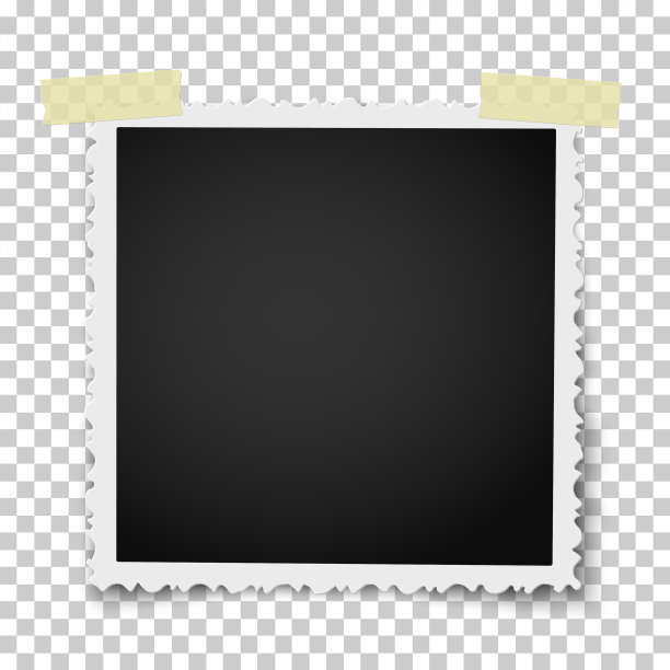 复古逼真的方形相框图片下载