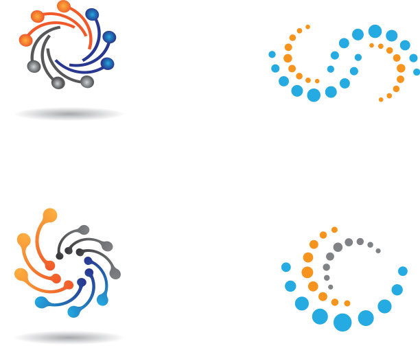 分子Logo模板图片下载