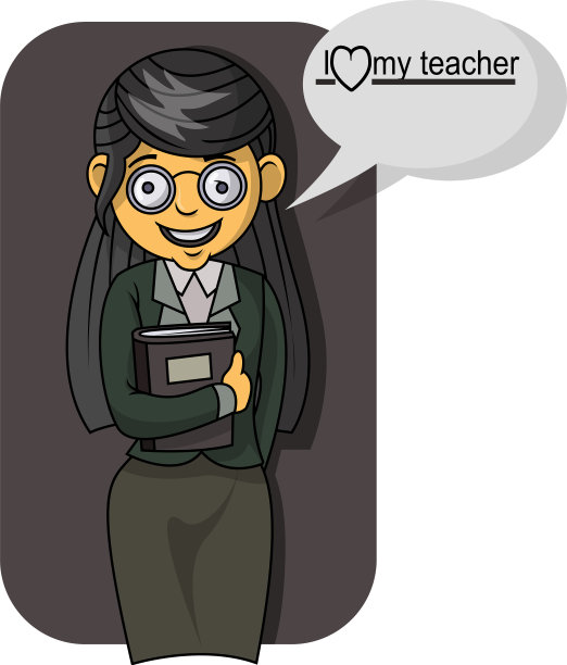 可爱的少女学生戴着书呆子风格的眼镜图片下载