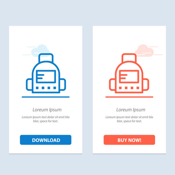 包学校教育蓝色和红色下载和图片下载