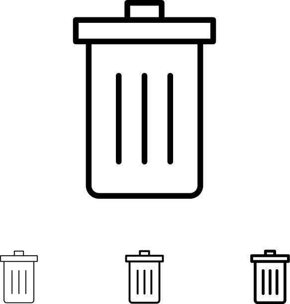 废纸篓被删垃圾粗细垃圾图片下载