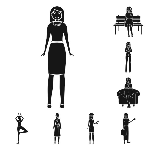 孤立的情感对象和女性符号图片下载