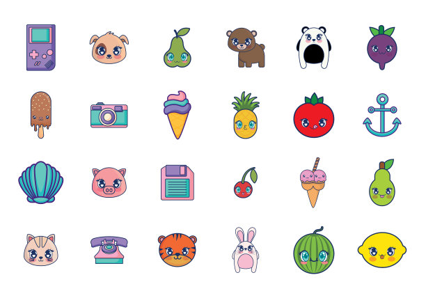 甜美可爱的卡哇伊设定的角色图片下载