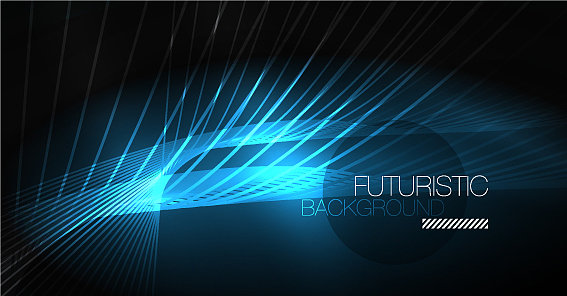 数字技术抽象背景-霓虹图片下载