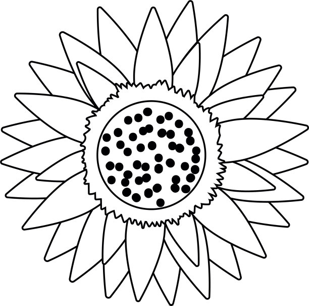 花向日葵卡通图片下载