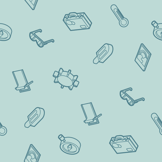 夏季轮廓等距模式图片下载