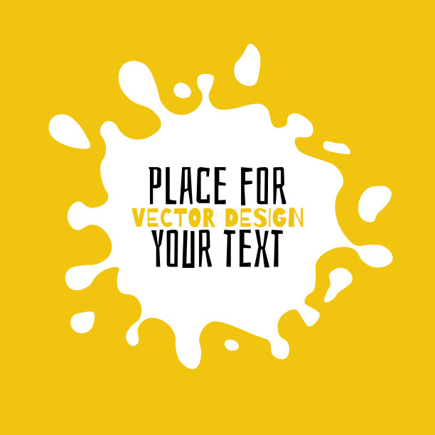 油漆飞溅垃圾框架图片下载