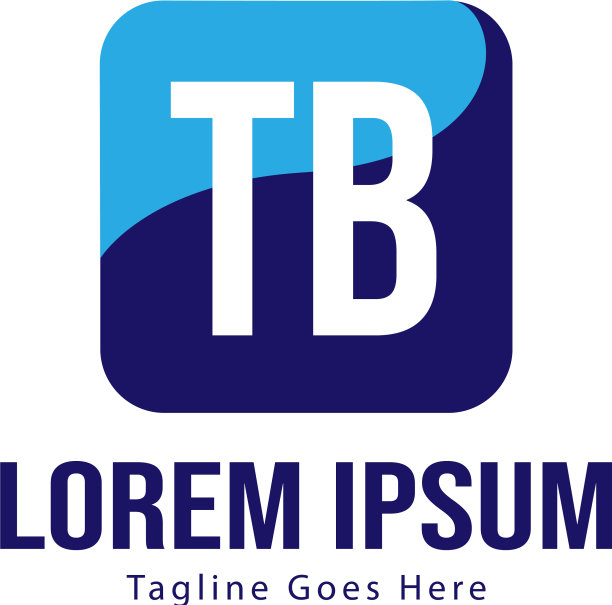 TB首字母现代框架标志模板图片下载