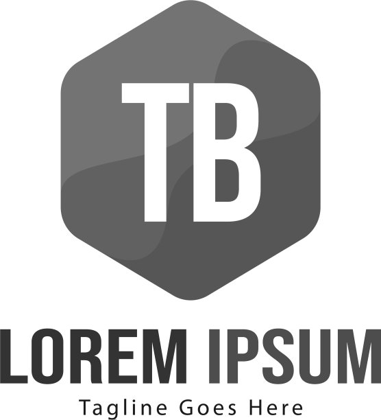 TB首字母现代框架标志模板图片下载