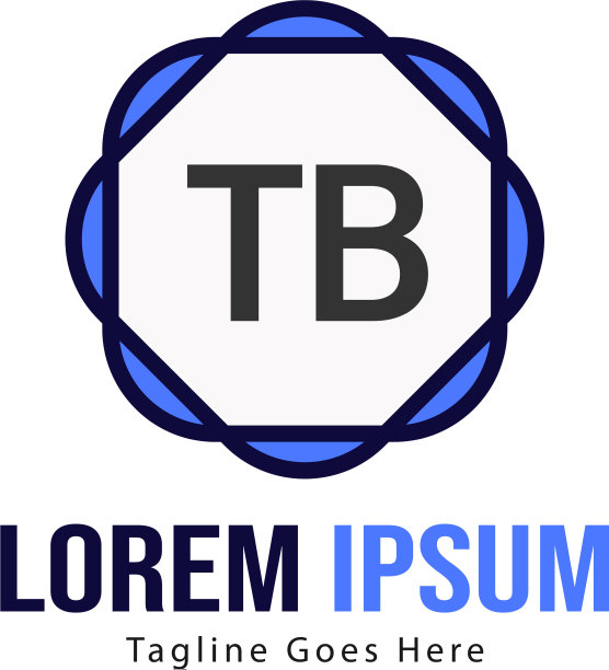 TB首字母现代框架标志模板图片下载