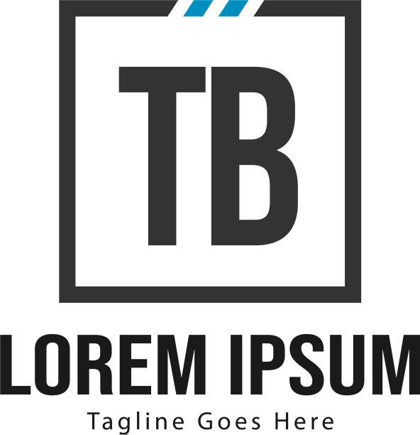 TB首字母现代框架标志模板图片下载