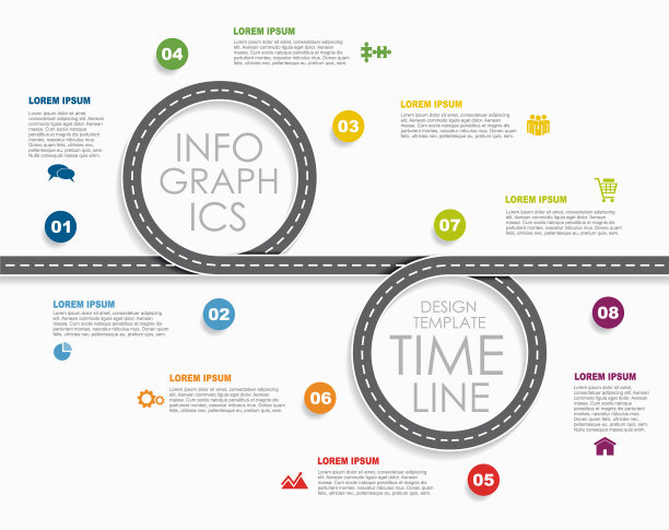 信息图设计模板与地方为您图片下载