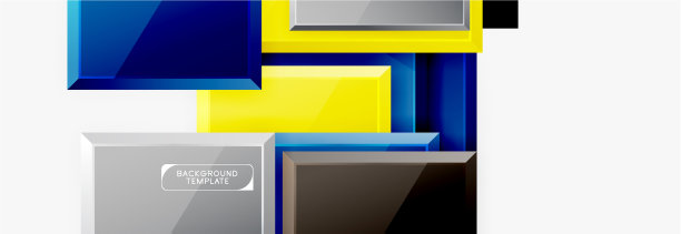 最小的方形横幅抽象背景图片下载