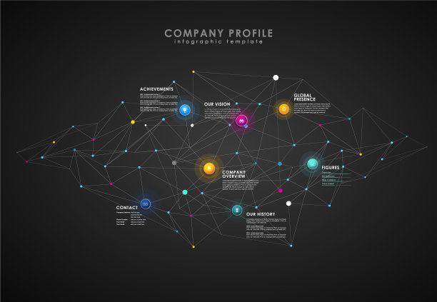 公司简介简介模板用彩色的图片下载