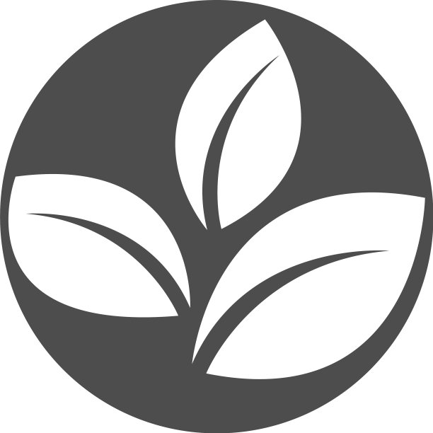 标志绿色树叶生态图片下载