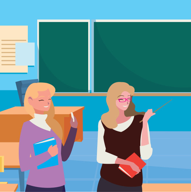 女教师在教室里配对图片下载