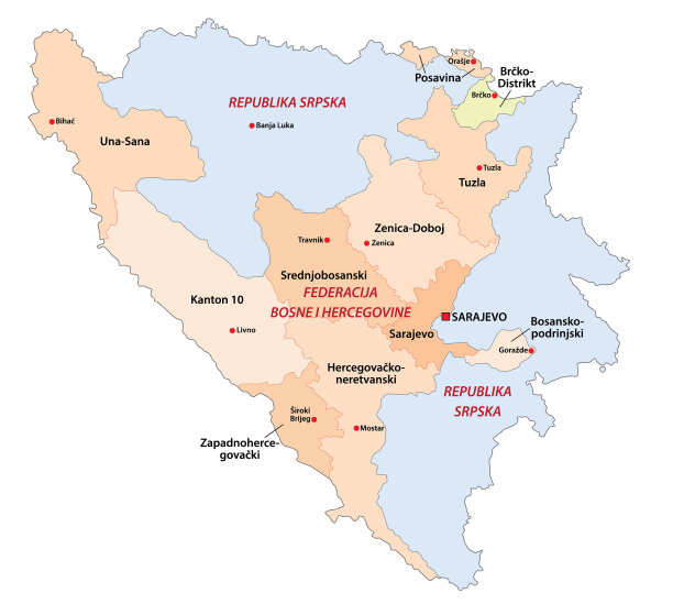 波斯尼亚和黑塞哥维那行政和图片下载