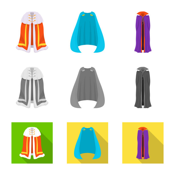 材料和服装标志图片下载