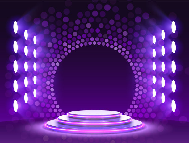 舞台领奖台现场与颁奖典礼图片下载