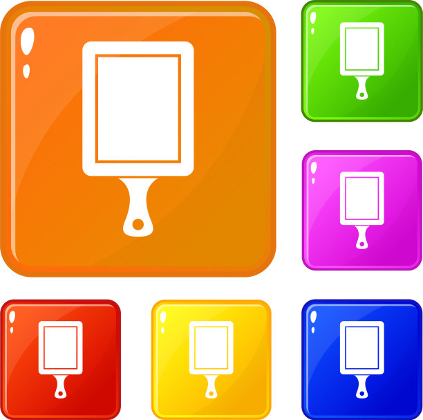 黑色砧板图标设置颜色图片下载