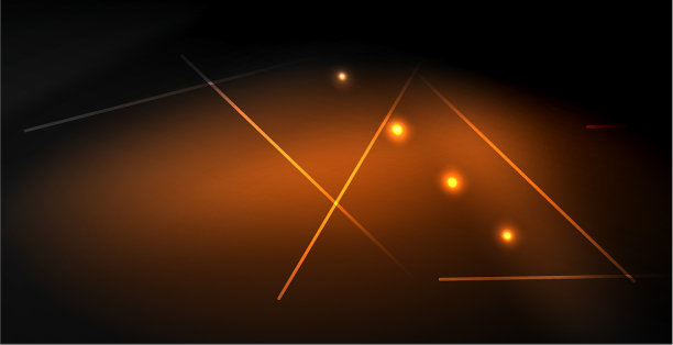 霓虹灯抽象线条图片下载