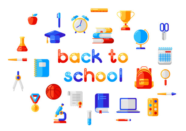 回到学校背景与教育图标图片下载